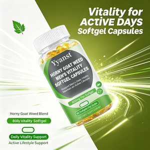 Capsules Molles de Soutien à la Vitalité Masculine – Extrait de Horny Goat Weed 800mg, 90 Gélules, Mélange Herbal pour Maintenir un Mode de Vie Actif (OEM) - Product Image 2