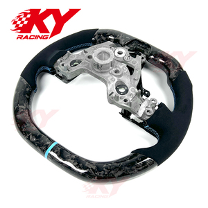 Volante Deportivo Personalizado de Fibra de Carbono Forjado con Parte Superior Plana para Hyundai Elantra N I30N I20N Sonata 2018-2026 - Product Image 4