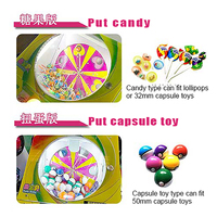 Offre Spéciale : Distributeurs de Jouets Gashapon à Capsules en Forme de Sucettes pour Enfants, 1 Couche, Idéal pour les Jeux et Cadeaux Surprise