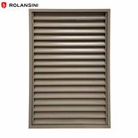 Volets en aluminium écologiques et imperméables sur mesure, stores à lamelles horizontales réglables pour fenêtres extérieures de maison