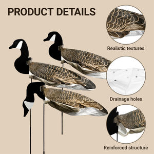 Décoys <span class=keywords><strong>de</strong></span> <span class=keywords><strong>chasse</strong></span> réalistes en forme <span class=keywords><strong>de</strong></span> chaussettes d'oie avec piquets <span class=keywords><strong>de</strong></span> sol stables, corps mats anti-reflets et installation rapide - Product Image 3