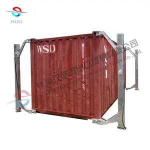 Container mit automatischer Hebevor richtung Versand behälter heben und bewegen Hydraulik zylinder heber