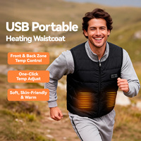 Chaleco Térmico Eléctrico USB Reutilizable para Actividades al Aire Libre y para Mantener el Calor
