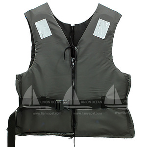 <span class=keywords><strong>Gilet</strong></span> <span class=keywords><strong>de</strong></span> <span class=keywords><strong>sauvetage</strong></span> en tissu Oxford à haute flottabilité avec certification EN 12402, design réfléchissant UNION OCEAN - Product Image 4