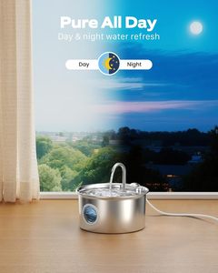 Bebedero Inteligente para Mascotas de 15L, Recargable, Ecológico, Duradero, de Acero Inoxidable, Ultra Silencioso, con Circulación de Agua, para Hogares con Múltiples Mascotas - Product Image 6