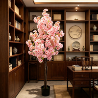 Direkt vom Hersteller Dekorative Blumen Künstlicher Kirschblütenbaum Seiden-Kunstblumen Hochzeitsblumenarrangements Eventdekoration