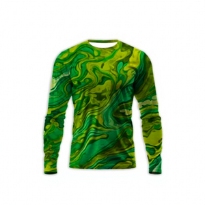 Camisa de Pesca Personalizada con Logotipo, Transpirable, de Manga Larga, Secado Rápido, Protección UV SPF UPF 50, Poliéster Resistente para Hombre - Product Image 1