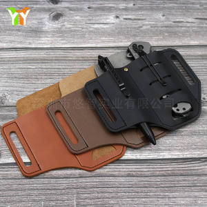 Edc Pu Lederen Schede <span class=keywords><strong>Holster</strong></span> Riem Tactische Schede Zakzak Tas Gereedschapstas Voor Zaklamp Mes - Product Image 6