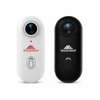 Caméra vidéo numérique pour sports de plein air 1080P HD étanche, mini caméra portable à fixer sur casque de moto avec Wi-Fi et grand angle, utilisation magnétique