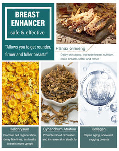 Etiqueta privada Oem Crema reafirmante para agrandar los senos Resistente y edificante Mejora la relajación La mejor crema de masaje de senos - Product Image 6