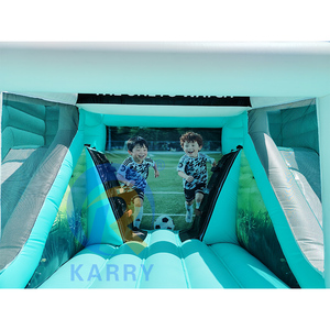 Vente en gros de châteaux gonflables de haute qualité pour usage commercial, château gonflable de football, trampoline et château gonflable à double toboggan pour tout-petits - Product Image 6