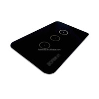 Lampe intelligente solaire 2.5D à bord incurvé, commande WIFI, interrupteur tactile, panneau en verre trempé pour décoration de mur-rideau – Approvisionnement direct usine