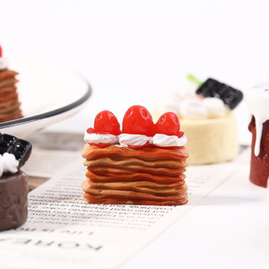 Figurine Tridimensionali in Miniatura di Cibo Creativo Stile Cartone Animato, Accessori Fai-da-Te per Decorazioni Auto, Ufficio e Scrivania - Product Image 4