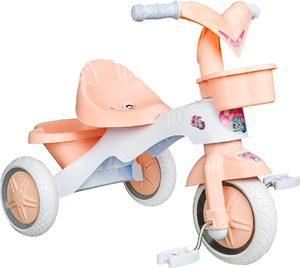 <span class=keywords><strong>Tricycle</strong></span> en plastique pour enfants de 1 à 4 ans, premier vélo pour bébé, voiture à roulettes pour bébé, roues souples et silencieuses, modèle tendance, utilisé à la maison, pas cher - Product Image 1