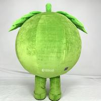 Disfraz Inflable de Manzana Verde para Adultos, Divertido Disfraz de Fruta para Carnaval, Disfraz para Eventos de Inauguración de Tiendas de Frutas y Supermercados