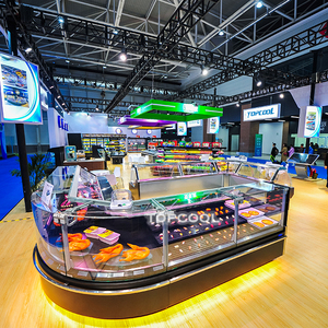 Bán Kính Tốt Nhất TOPCOOL Phục Vụ Trên Quầy Thịt Tươi Hiển Thị Cửa Hàng Thịt Tủ Lạnh Tủ Lạnh - Product Image 1