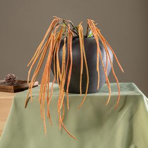 Plantes artificielles longues Meng Jie 30cm-100cm, plantes décoratives suspendues, couleur orange, rouge, vert, jaune, décoration murale et de plafond - Product Image 4