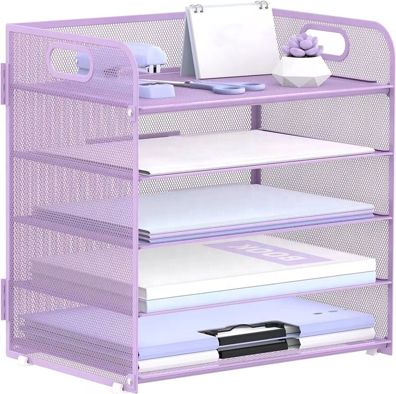 New Home Office Foldable Metal Black