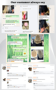 Natural Blend Light Color Double Drawn Hand-tied Genius Weft Human Hair Extensions - Product Image 6