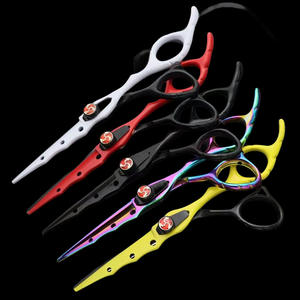 กรรไกรตัดผม Ku ขนาด 6 นิ้ว กรรไกรซอยผมสำหรับช่างเสริมสวย ใช้ได้กับคนถนัดขวา ใบมีดสแตนเลสมาตรฐาน ผลิตที่ซูโจว - Product Image 4