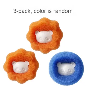 Épilateur en plastique anti-adhésif pour <span class=keywords><strong>le</strong></span> nettoyage des poils de <span class=keywords><strong>chat</strong></span> Conception de boule de tambour d'aspiration pour machine à laver Filtre boules de linge Disques - Product Image 6
