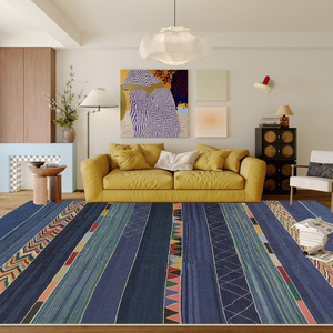 Nuovo <span class=keywords><strong>Tappeto</strong></span> 2026 in Stile Vintage per Divano e Tavolino, <span class=keywords><strong>Tappeto</strong></span> Colorato in Stile <span class=keywords><strong>Etnico</strong></span> Marocchino per Soggiorno e Camera da Letto - Product Image 3