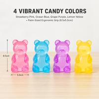Fourteen Plus Gummy Bear Squishy Gift Toy Colorful Soft Squeeze Novelty Display Box For Children Adults Wholesale