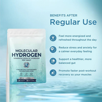 Comprimés d'hydrogène moléculaire H2 en gros (OEM), 30 unités, soutien quotidien au bien-être avec supplément à base de magnésium et d'herbes pour adultes