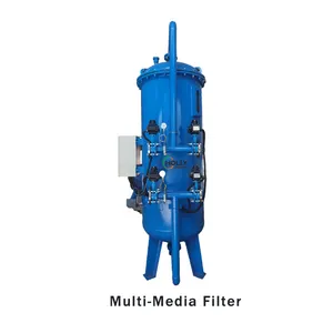 SS304 316 Stainless Mechanical De-mineralized Water Filter Multi Media Filter