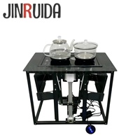 Accessoires de table à thé relevable intelligente en métal Jinruida, support de quincaillerie inclinable automatique télécommandé de style îlot pour café
