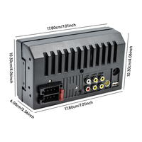 Autoradio Android 2Din 7 pouces BQCC, Carplay, stéréo HD, BT, USB Type-C, écran tactile, mise en miroir vidéo, caméra de recul, lecteur DVD multimédia
