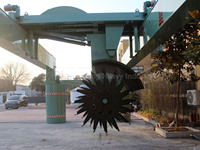 Tourneur de grandes roues polyvalent pour les déchets d'élevage et les résidus de culture