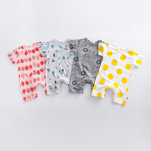 Nuevos Productos: Mamelucos de Algodón para Bebé Recién Nacido con Estampado de Animales y Colores Pastel - Product Image 2