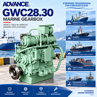 Boîte de vitesses marine ADVANCE GWC28.30, 80 kN de poussée, boîte de transmission robuste pour bateaux de travail, bateaux de pêche, propulsion