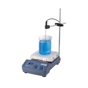 Agitador Magnético con Placa Calefactora de Cerámica y Vidrio para Laboratorio, con Pantalla LED MS7-H550-S - Product Image 1