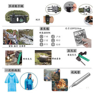 Kit de Supervivencia para Exteriores, Compacto e Impermeable, Suministros de Emergencia con Linterna, Brújula y Herramientas para la Naturaleza - Product Image 2