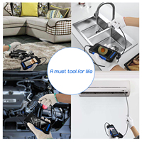 Endoscope industriel HD tout-en-un, certifié IP67, avec éclairage LED, pour la réparation automobile et l'inspection des soudures de canalisations