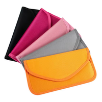 Vente flash : Pochette anti-radiation et anti-traçage à double couche, bloqueur de signal, portefeuille de protection pour téléphone GPS, rangement pour carte d'identité, tissé