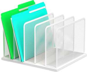 Bureaubestand Organizer <span class=keywords><strong>5</strong></span> Sectie Rechtop Mesh Desktop Organizer Bestand Sorteerder Kantoor Organisatie Bestand Houder Voor Thuis En Klaslokaal - Product Image 2