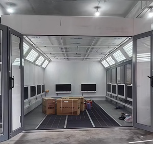 Installation facile Ensemble complet d'équipement de cabine de <span class=keywords><strong>peinture</strong></span> de <span class=keywords><strong>voiture</strong></span> respectueux de l'environnement LED comprend un revêtement moyen polissage pulvérisation de cuisson - Product Image 3