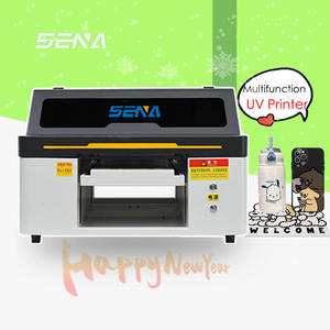 Impresora de inyección de tinta plana UV de escritorio pequeña, cabezal 3D <span class=keywords><strong>Epson</strong></span> XP600 para tarjeta de identificación, funda de teléfono móvil, pegamento de transferencia, máquina de impresión Digital - Product Image 2