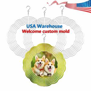 Modelo OEM, Logotipo Personalizado, Productos en Blanco para Sublimación, Artículos en Blanco para Sublimación, Campanas de Viento Personalizadas Grandes de 10 Pulgadas - Product Image 2