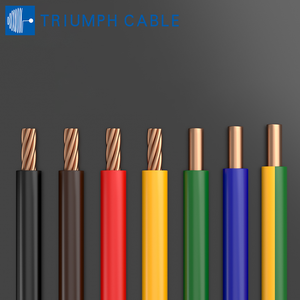 Кабель электрический одножильный медный с изоляцией ПВХ, соответствующий ROHS, BV2.5мм², 4мм², 6мм², 10мм², 25мм², 750В, неизолированный медный провод - Product Image 1