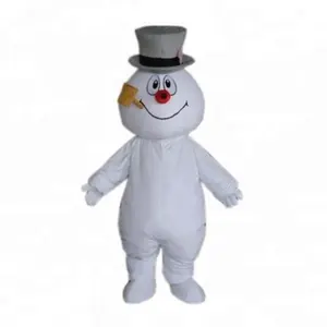 Funtoys gülümseme kardan adam maskot kostüm yetişkin karikatür Cosplay noel için Frosty parti oyunu karnaval bayram