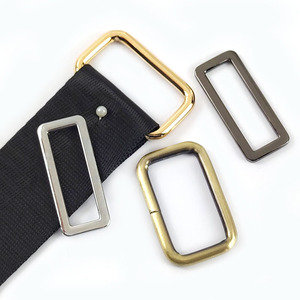 Meetee 16-50 מ "מ סגסוגת מלבן אבזם בגד בחומרה אביזרים טבעת מרובעים אבזמים לשקית - Product Image 2