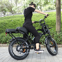 V20 Pro Fatbike V20 elektrikli bisiklet Pro 2 koltuk e-bisiklet Velo VOMO voe bisiklet 250W yağ lastik Ebike Electr döngüleri