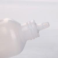 Bouteille en plastique PE de 30 ml et 60 ml, couleur personnalisée, pot de crème pour le visage, emballage vide pour gel blanc