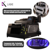 A4 A3 Tamaño 3360 Impresión UV plana para tarjetas Plástico Metal Acrílico Caja del teléfono Impresora UV