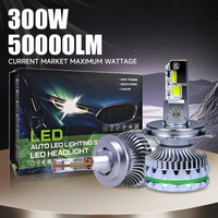 Phares LED automobiles haute puissance H4, ampoules LED H1 H7 H3 H11 pour voiture, 300W 50000LM, phares LED H4, phares LED H7