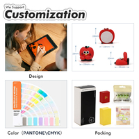 Juego de organizador de almacenamiento de silicona de dibujos animados de Cable portátil personalizado OEM, Clip de Cable funcional y Kits de gestión de cables